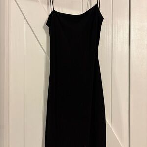 Windsor Chic Black Mini Dress